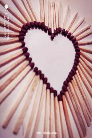 Heartfelt Creativity: A Match Made in Art ❤️