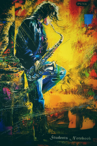 Saxophone Serenade: The Punk Jazz Vibe 🎷✨