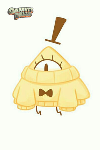 Mystical Mischief: Bill Cipher in Cozy Style
