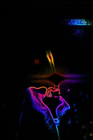 Ignite the Night: A Colorful Flame