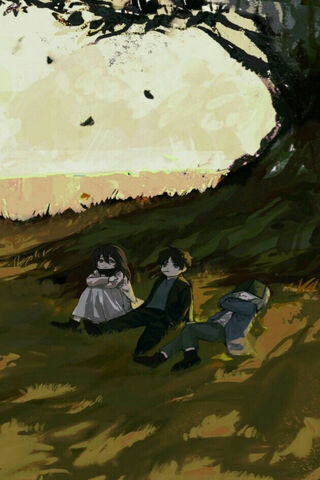 Bonds of Friendship: A Moment Under the Tree 🌳❤️