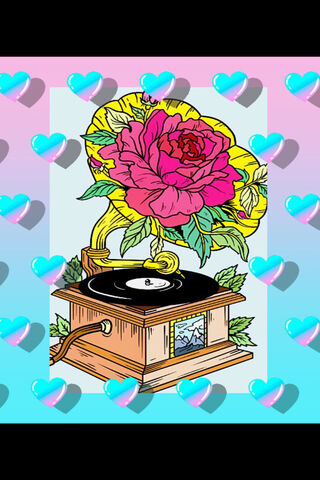 Flower Record Player