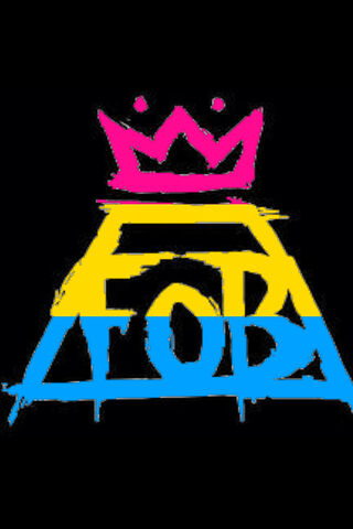 Vibrant Vibes: Fall Out Boy's Iconic Emblem 🎸👑