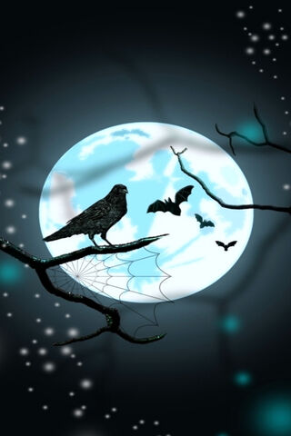 Mystical Night: The Raven's Vigil 🌕🦅