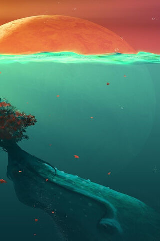 Serenity Beneath the Waves 🌊🌅