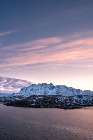 Majestic Ice Mountain at Dusk 🌄❄️