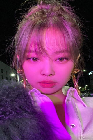 Neon Glow: The Allure of Jennie 🌟