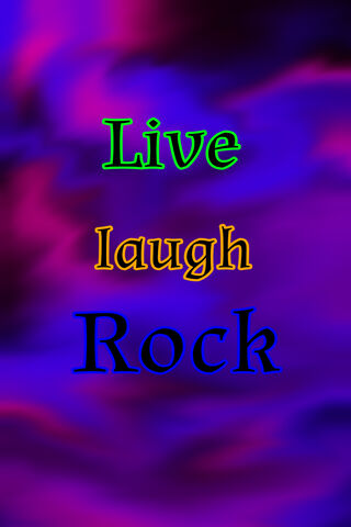 Vibrant Vibes: Live Laugh Rock 🎸✨