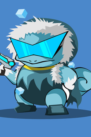 Chillin' with Squirtle: The Coolest Water Pokémon! ❄️🐢