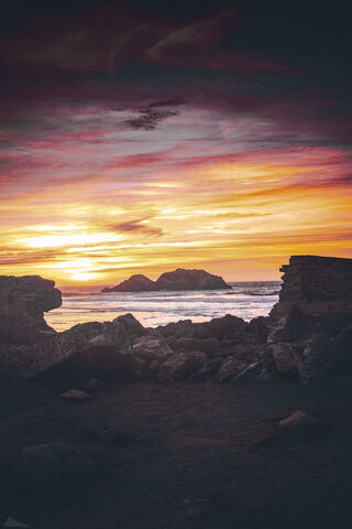 Sunset Beach Sea