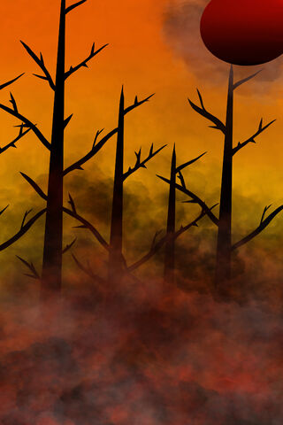 Enchanted Shadows of the Spooky Forest 🌲🌕