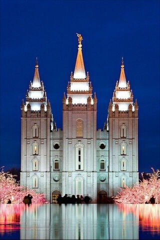 Majestic Glow of the Salt Lake Temple ✨