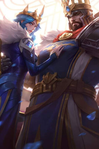 Royal Alliance: Tryndamere and Ashe Unite! 👑❄️