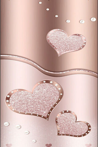 Sparkling Hearts in the..
