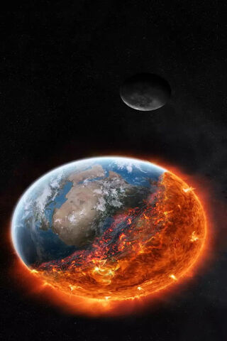 Fiery Transformation: Earth's Future