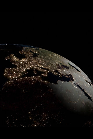 The Night Glow of Earth 🌍✨