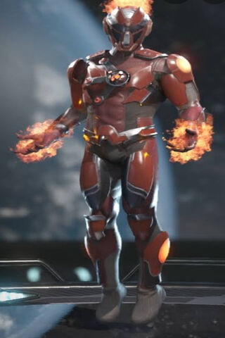 Ignite the Battle: Firestorm's Fiery Armor 🔥