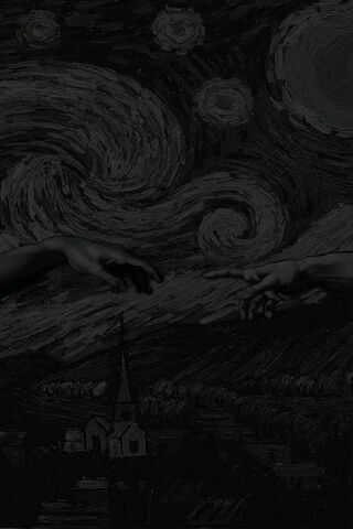 Celestial Connections: A Starry Night's Embrace