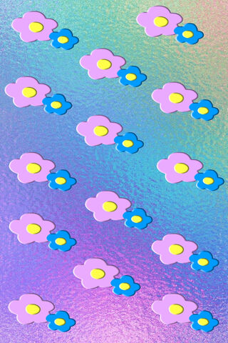 Whimsical Blooms on a Shimmering Canvas 🌸✨