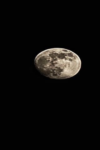 Lunar Majesty: A Glimpse of the Moon