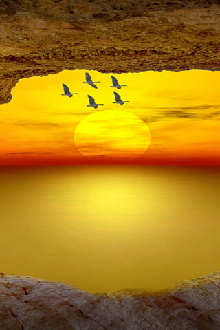 Golden Horizons: A Sunset Symphony 🌅