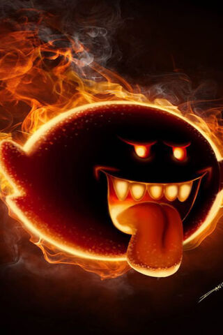 Fiery Phantom: The Heat of Orange