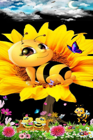 Buzzing with Joy! 🐝🌻