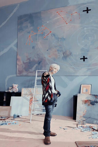 Celestial Vibes: Jeonghan's Artistic Journey 🌌🎨