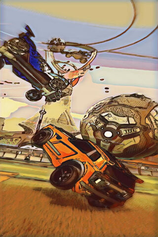 Rocket League: Aerial Showdown 🚗⚽️