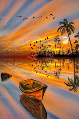 Boat On The Lake
