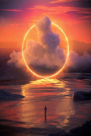 Ethereal Horizon: A Sunset Beyond Reality 🌅✨