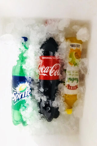 Chillin' with Coca-Cola! 🥤❄️