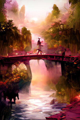 Whispers of the Enchanted Forest 🌲🌅