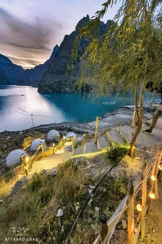 Serenity at Lake Attabad: A Hidden Gem in Hunza 🌊✨