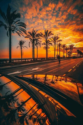 Sunset Drive with the Peugeot 206 CC 🌅🚗