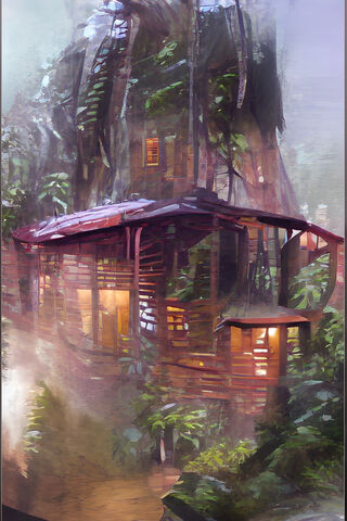 Serenity in the Canopy 🌿🏡