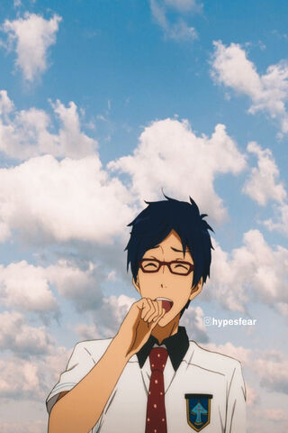 Rei's Daydream: A Moment of Reflection ☁️✨