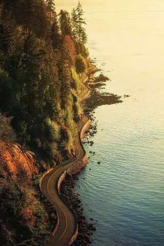 Winding Serenity: The Stanley Park Seawall