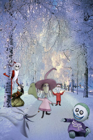 Chilling Whimsy in a Winter Wonderland ❄️👻