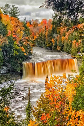 Autumn Waterfall