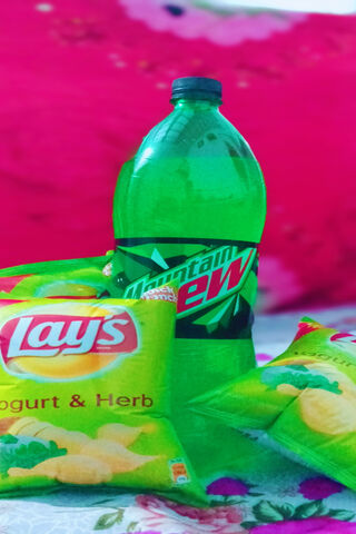 Refreshing Chill: The Perfect Snack Combo! 🥤🍟