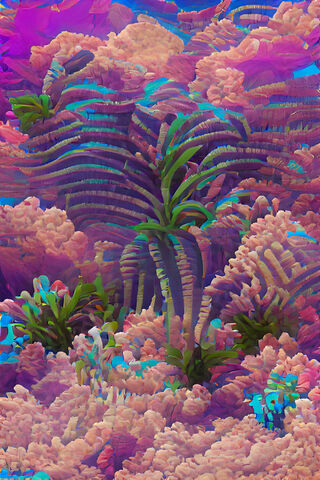 Mystical Depths: A Colorful Underwater Wonderland 🌊✨