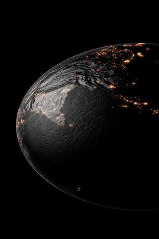 The Glimmering Blue Planet 🌍✨