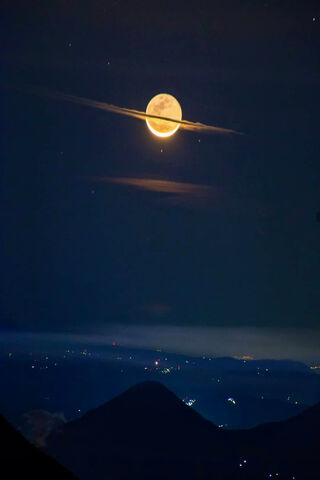 Celestial Harmony: The Enchanting Full Moon