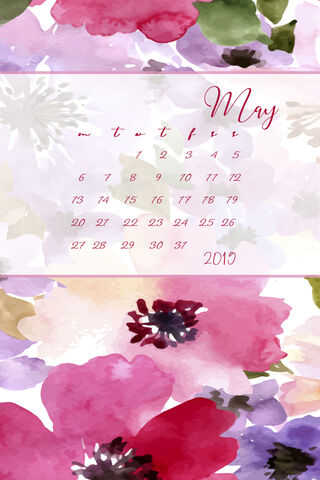 Blooming into May: A Floral Calendar Delight 🌸