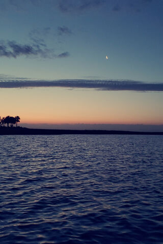 Moon At Sunrise