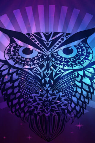 Mystical Owl: Guardian of the Blossoms 🌸🦉