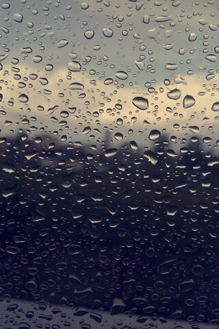 Nature's Tears: A Window to Serenity 🌧️✨