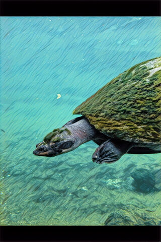 Graceful Glide: The Sea Turtle's Journey 🌊🐢