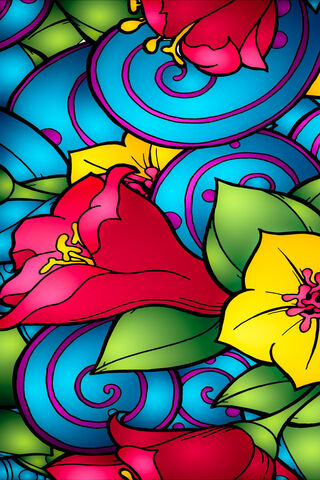 Vibrant Blooms: The Melody of Color 🎶🌺